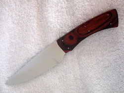 Light weight hunting knife with Dymondwood handle